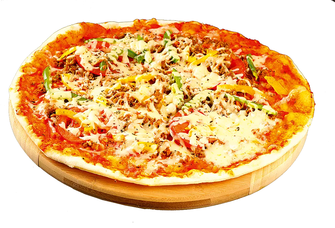 Калорийность пиццы на тонком тесте. Пицца Вичунай bolognese. Пицца болоньезе. Пицца с соусом болоньезе. Пицца болоньезе на белом фоне.